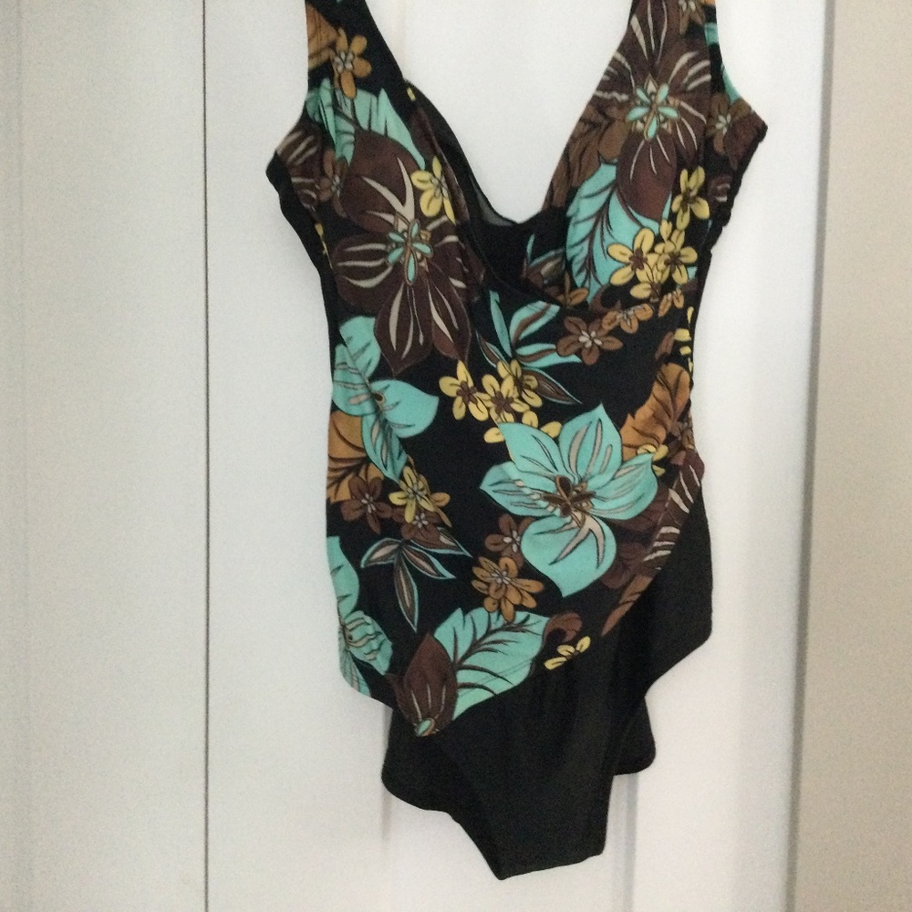 Lovely Faux Tankini One Piece Swimsuit